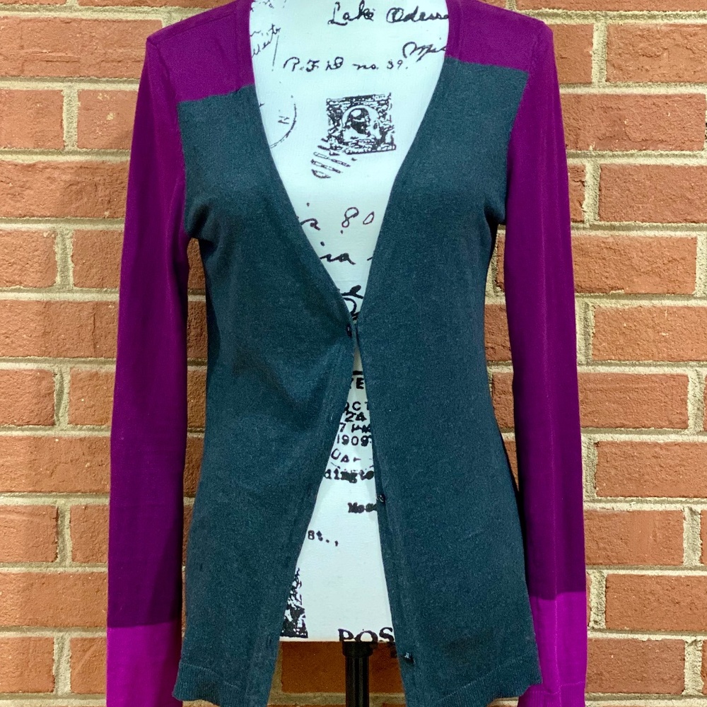 The Limited Color Block Cardigan - Size Small